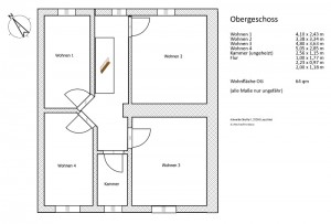 Ferienhaus Neu - Grundriss OG